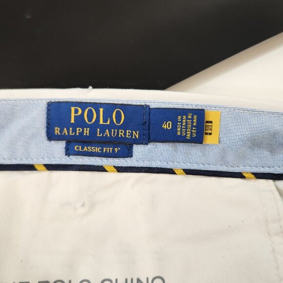 Polo Ralph Lauren Mens Chino 9" Short Size 40 White - Picture 13 of 15